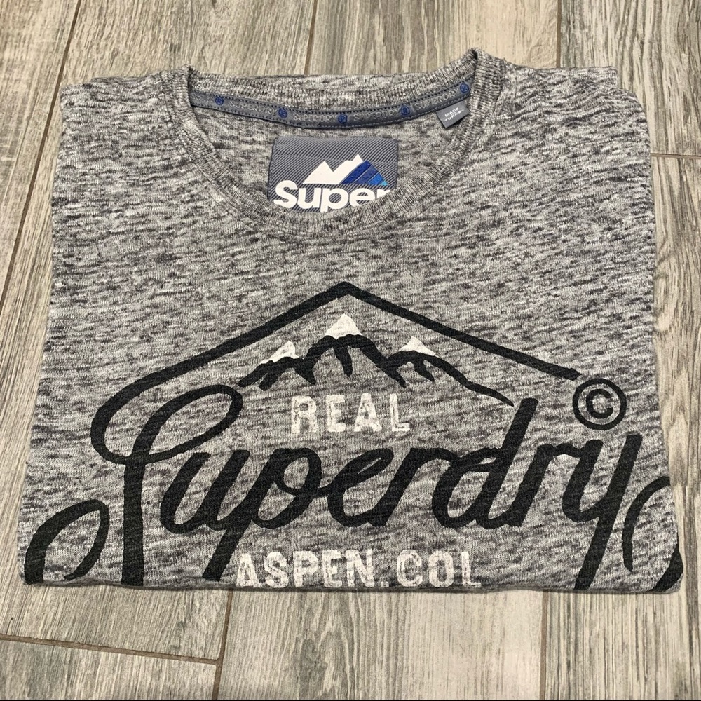 Superdry Mens Grey T-Shirt, XL